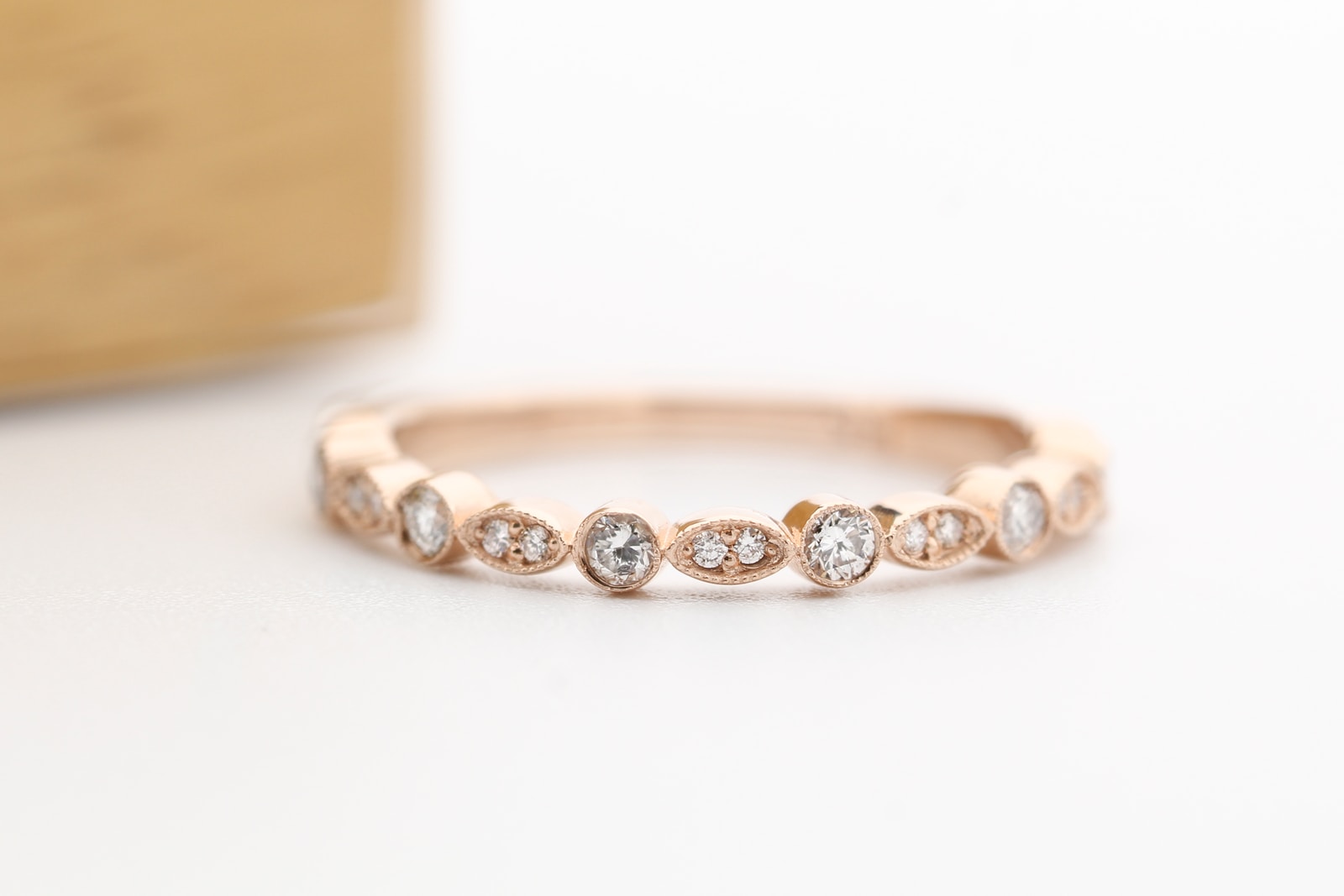 gold and silver diamond ring