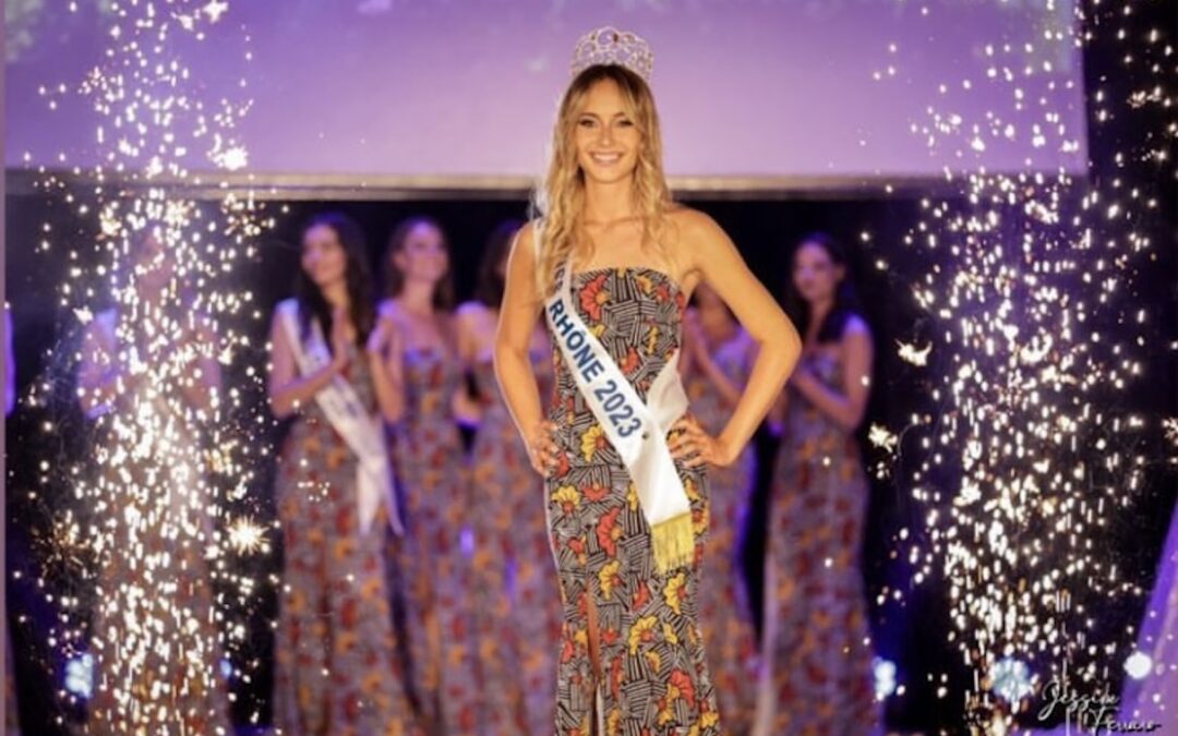 Clémentine Cédat a reçu la couronne de Miss Rhône 2023